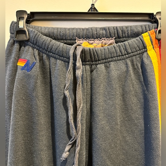 Aviator Nation Classic Velvet Stripe Sweatpants size small - Picture 6 of 7